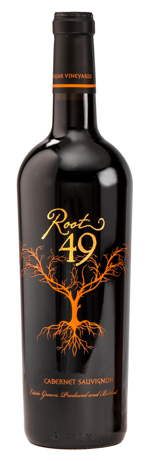 Root 49 Cabernet Sauvignon wine bottle