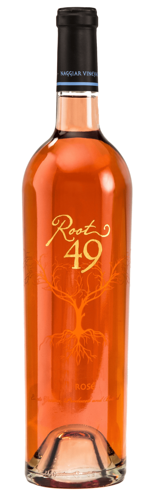Root 49 Rose Wine Bottle