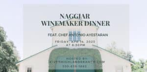 Naggiar winemaker dinner